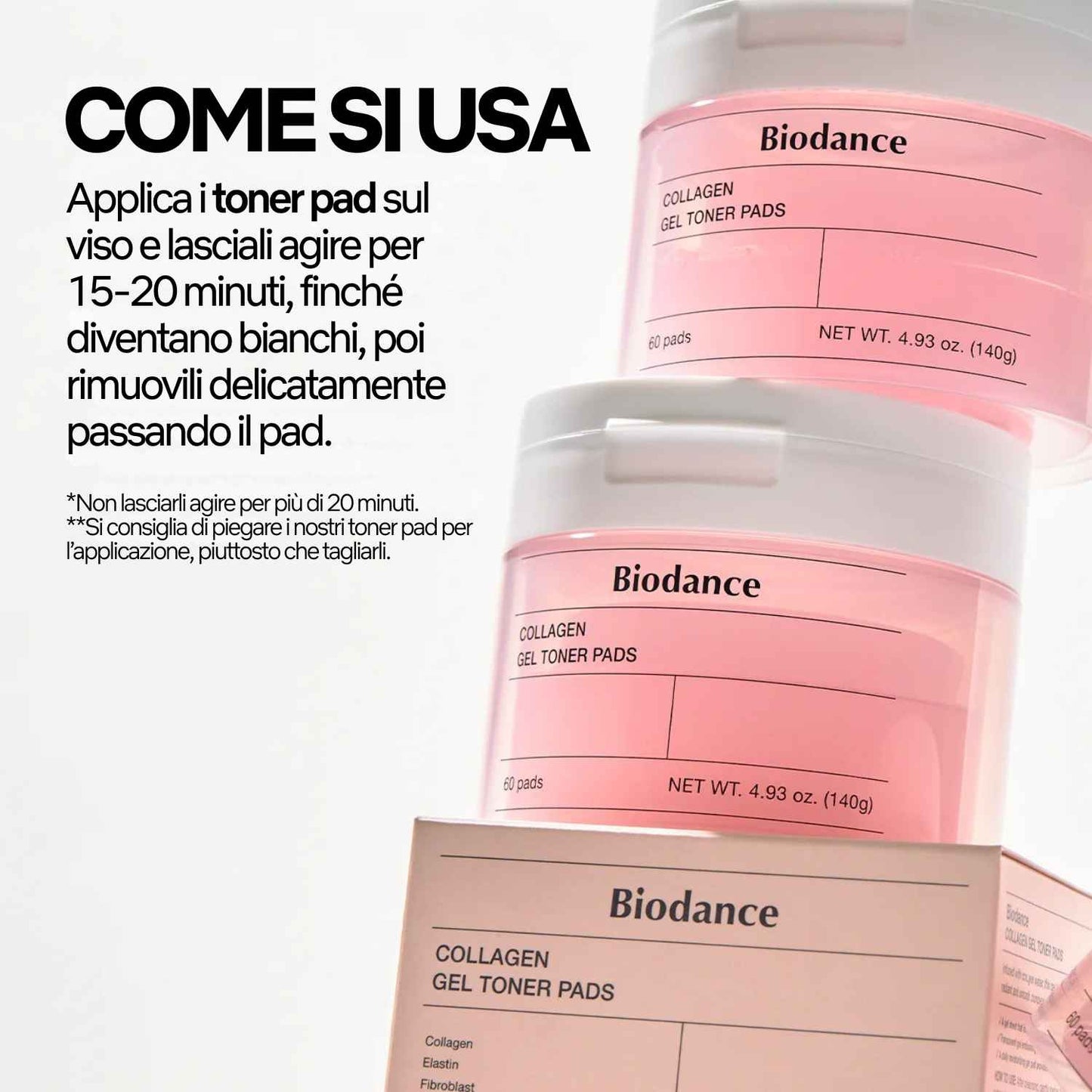 BIODANCE Collagen Gel Toner Pads