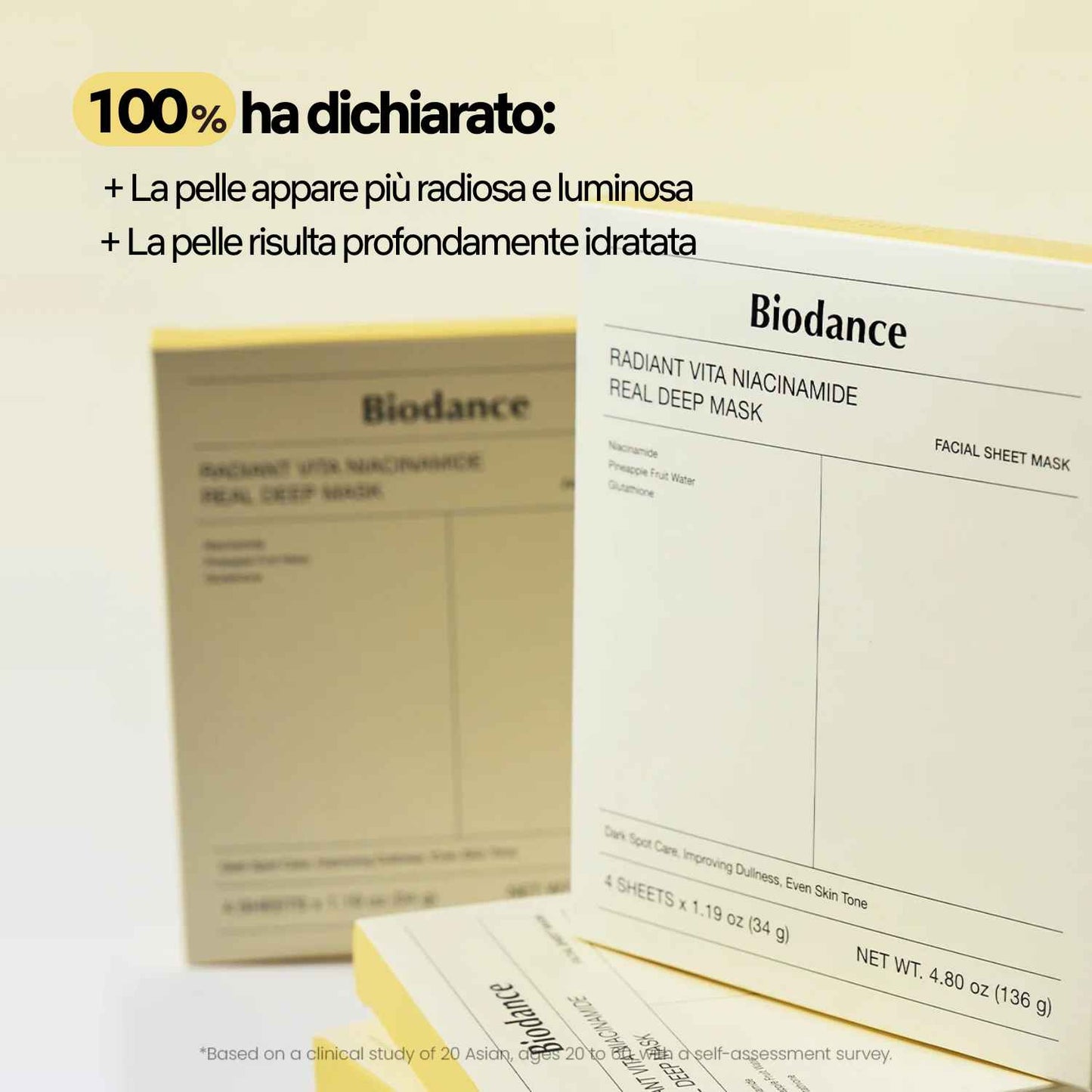 BIODANCE Radiant Vita Niacinamide Real Deep Mask