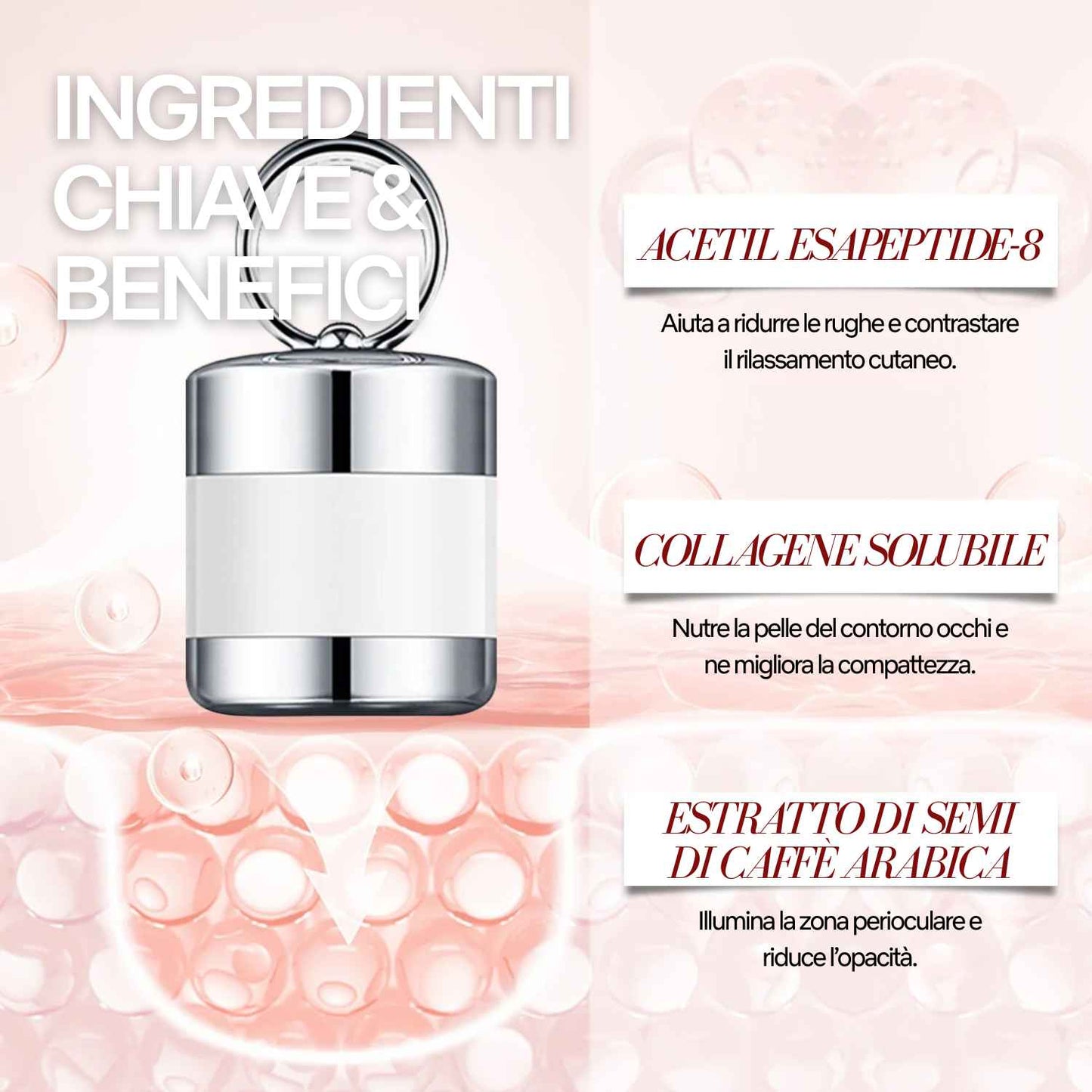 JAYSUING Electric Massage Eye Cream 2-in-1 + Red Light Therapy