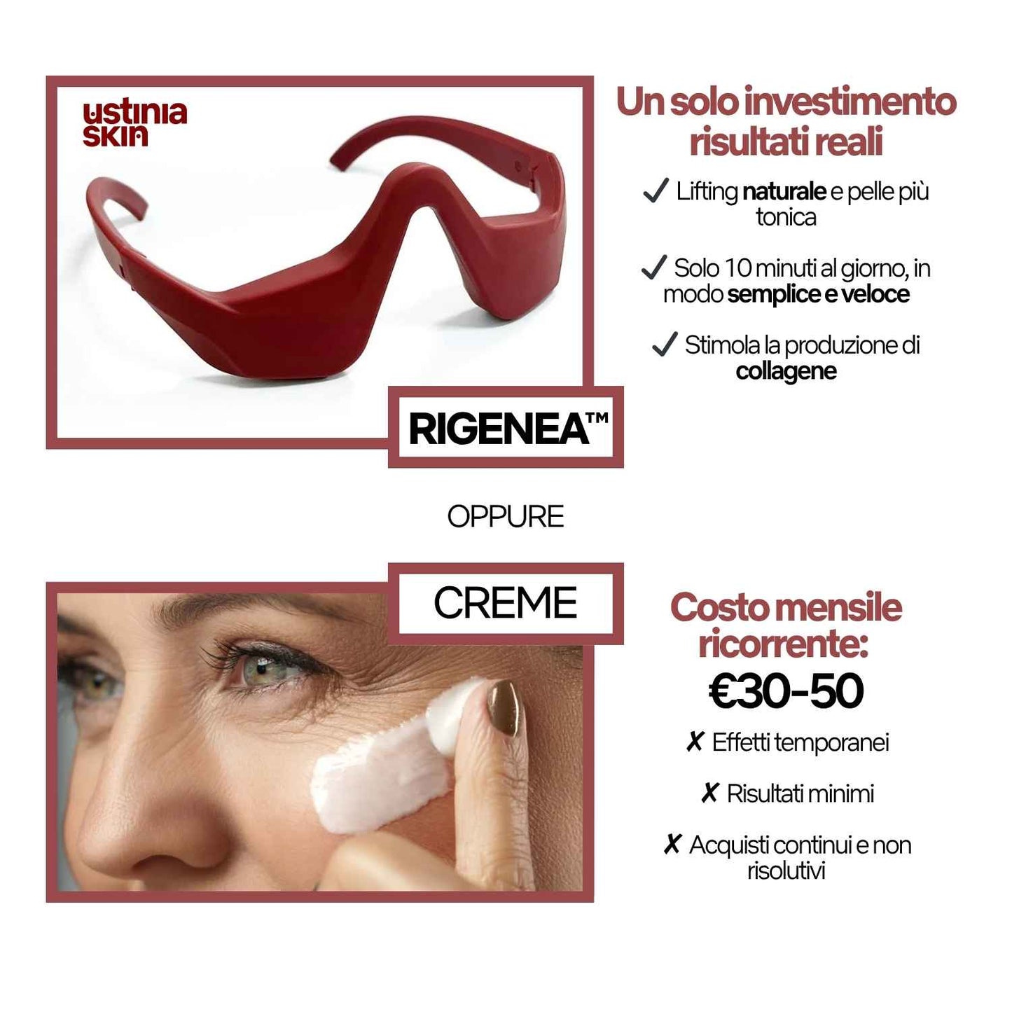 RIGENEA™ – Lifting Occhi LED & EMS