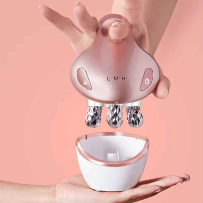 Massaggiatore Facciale RF & EMS con Massaggio 4D