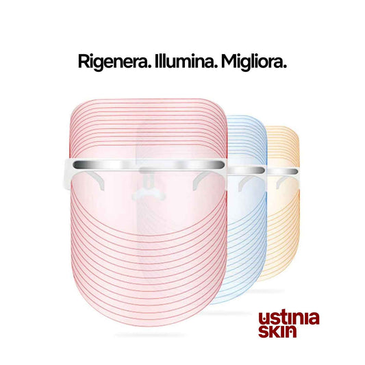 Maschera Facciale LED 7 Colori