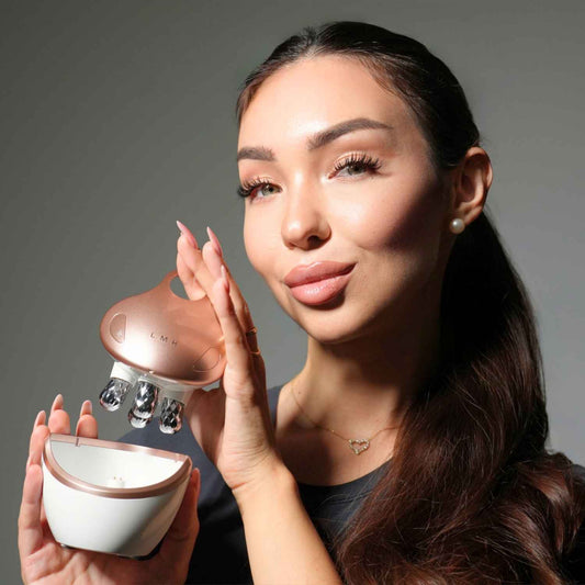 Massaggiatore Facciale RF & EMS con Massaggio 4D