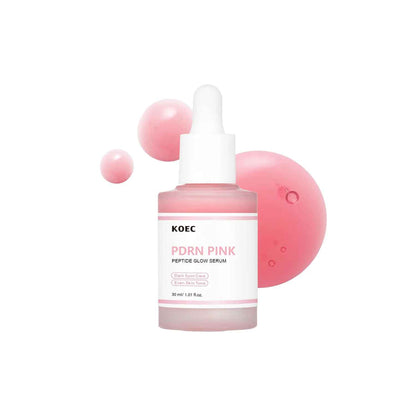 KOEC Pink Glow Serum – Rose PDRN + Peptide 30ml