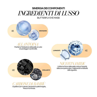 SADOER Golden Butterfly Eye Mask