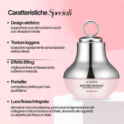 JAYSUING Electric Massage Eye Cream 2-in-1 + Red Light Therapy