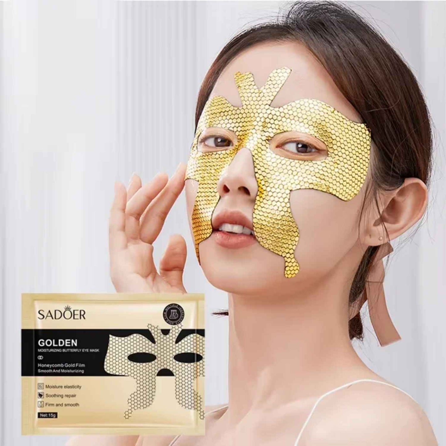 SADOER Golden Butterfly Eye Mask
