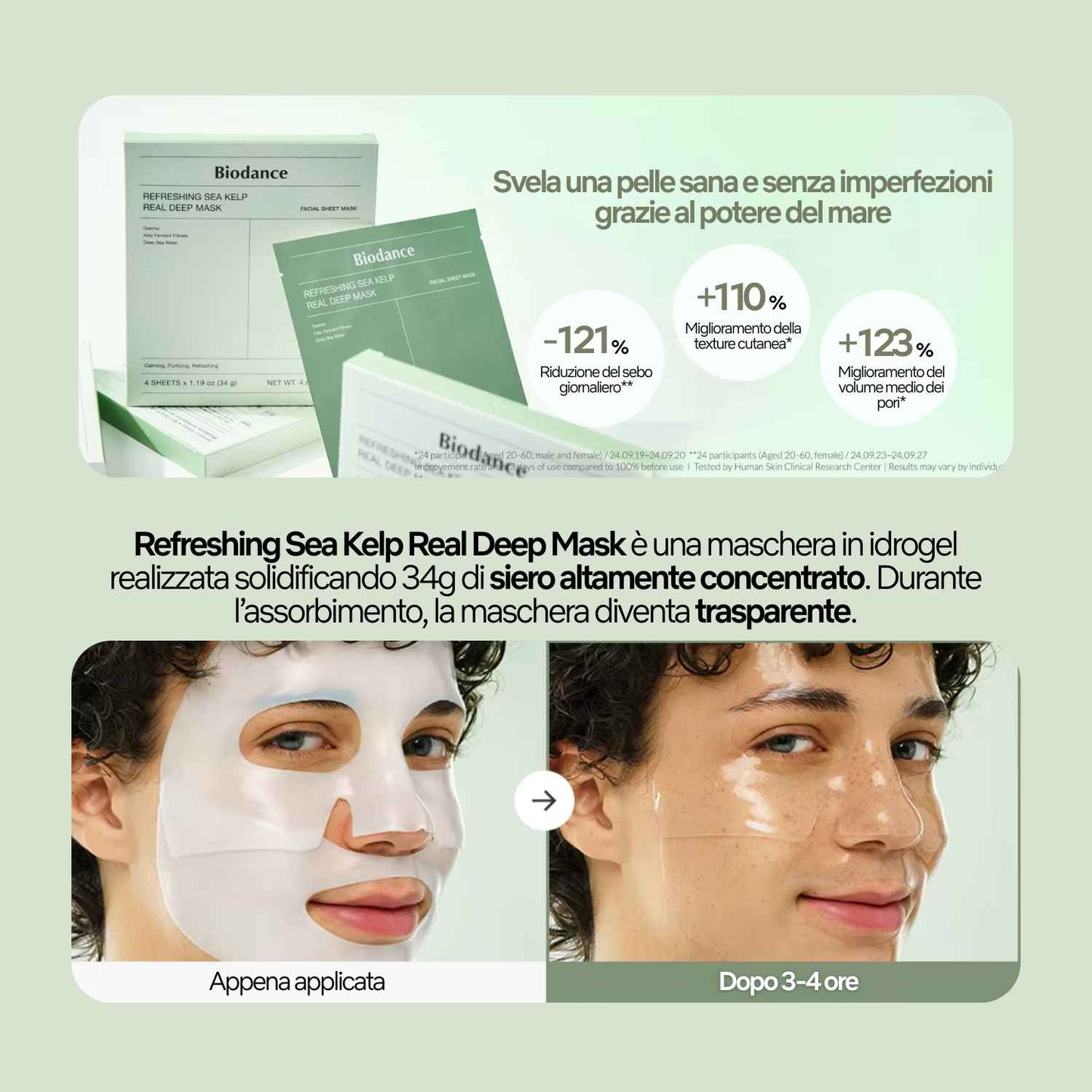 BIODANCE Refreshing Sea Kelp Real Deep Mask